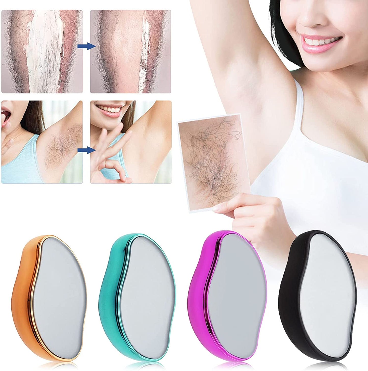 Crystal Hair Eraser – Magic Painless Hair Removal Tool - Mr Mega Store
