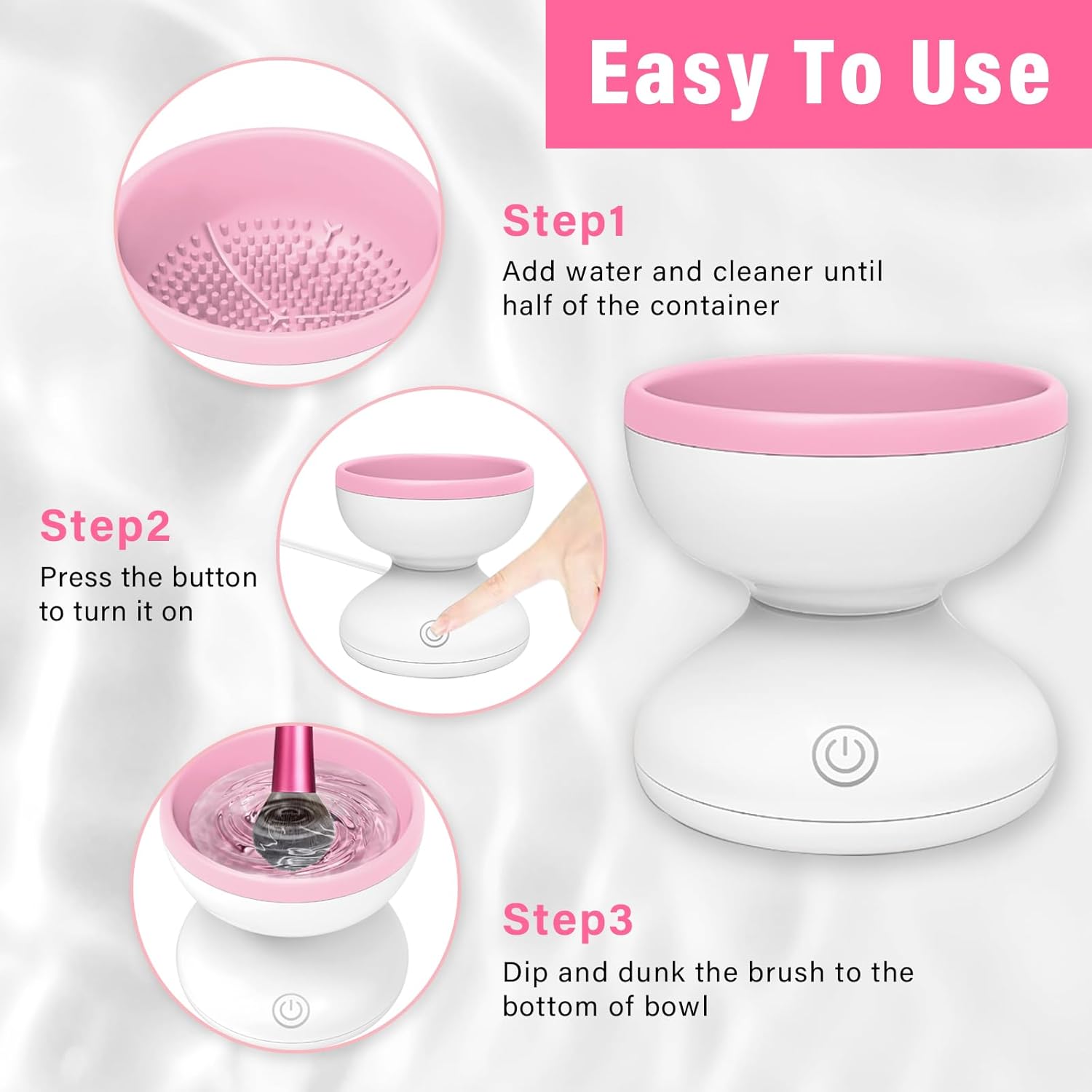 Electric Makeup Brush Cleaner Machine (Automatic) - Mr Mega Store 