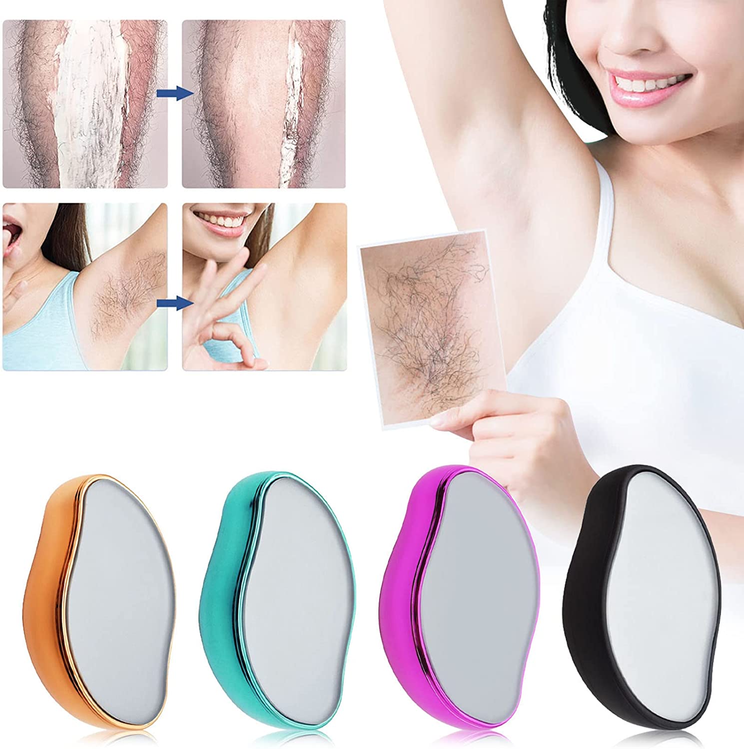 Crystal Hair Eraser – Magic Painless Hair Removal Tool - Mr Mega Store 